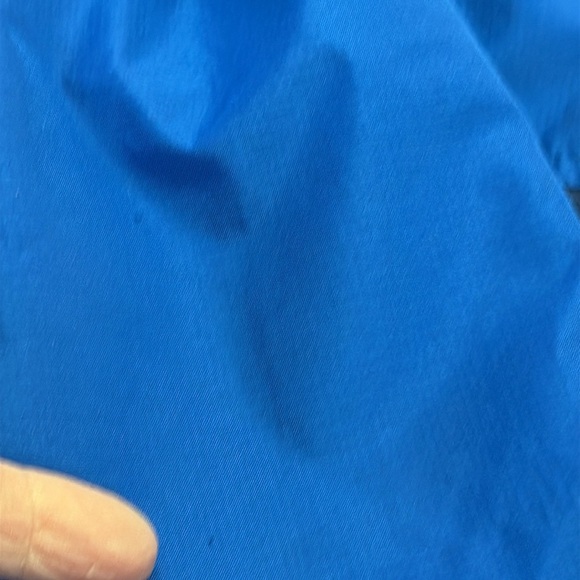 Eddie Bauer Blue Zippered Spring Lightweight Hooded Windbreaker Jacket XS (5/6) - Picture 8 of 8